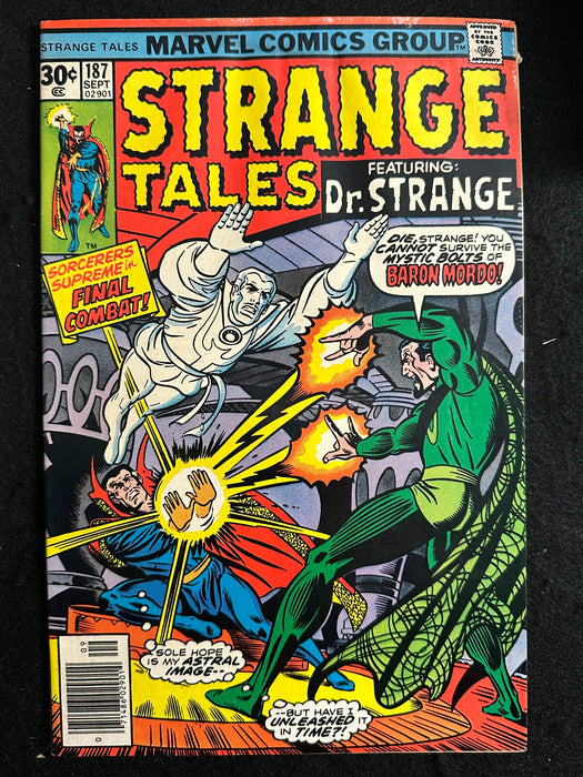 Strange Tales Lot #182,184-188  GD (2.0)