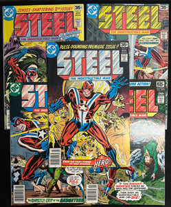 Steel, the Indestructible Man Set #1-5  VF- (7.5)