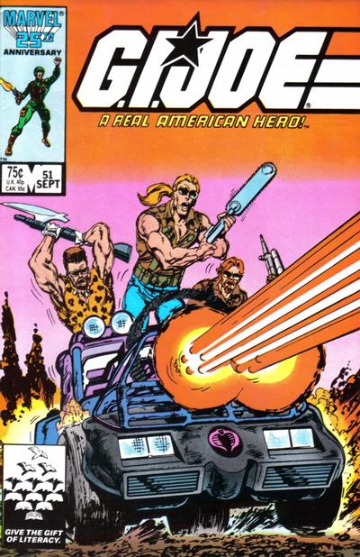 G.I. Joe, A Real American Hero # 51 GD/VG (3.0)