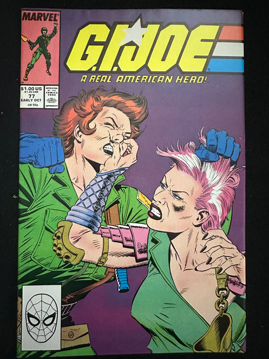 G.I. Joe, A Real American Hero # 77 Newsstand NM (9.4)