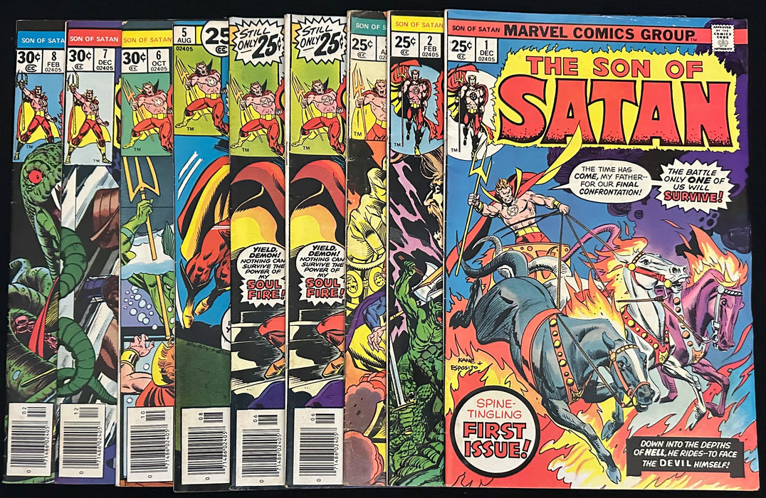 Son of Satan #1 -8 VG/FN (5.0) Complete Run