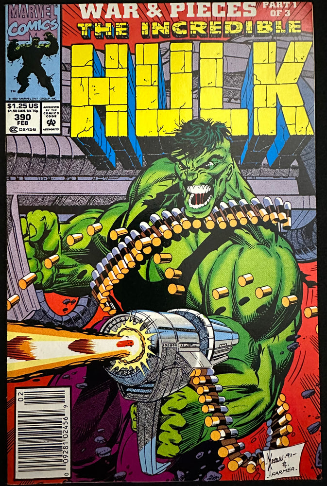 Incredible Hulk #390  Newsstand VF/NM (9.0)