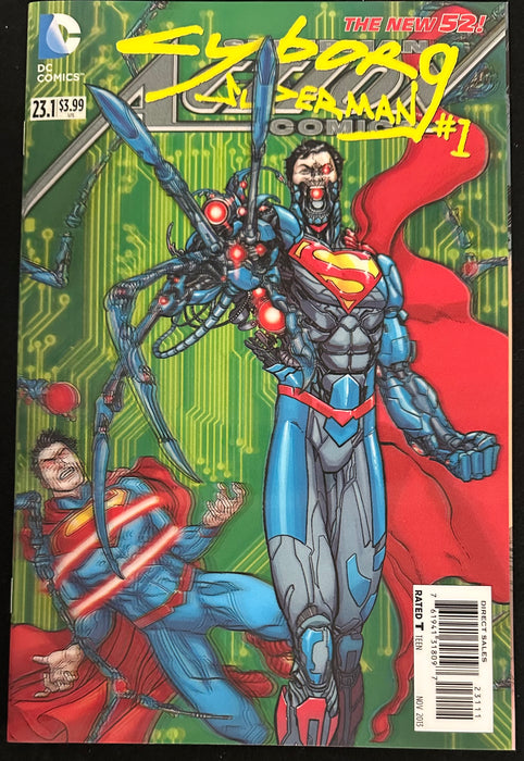 Action Comics # 23.1 3-D Lenticular Cover NM/MT (9.8)