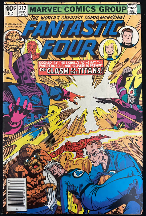 Fantastic Four #212  Newsstand FN- (5.5)