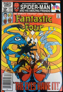 Fantastic Four #237  Newsstand VF (8.0)