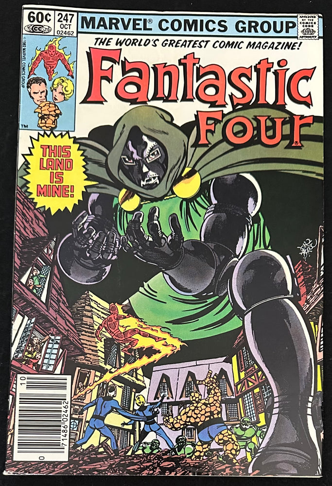 Fantastic Four #247  Newsstand VF- (7.5)