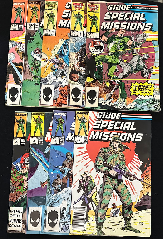 G.I. Joe Special Missions #  1-8, 13 VG+ (4.5)