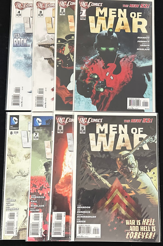 Men of War #1-8 Full Run  NM+ (9.6)