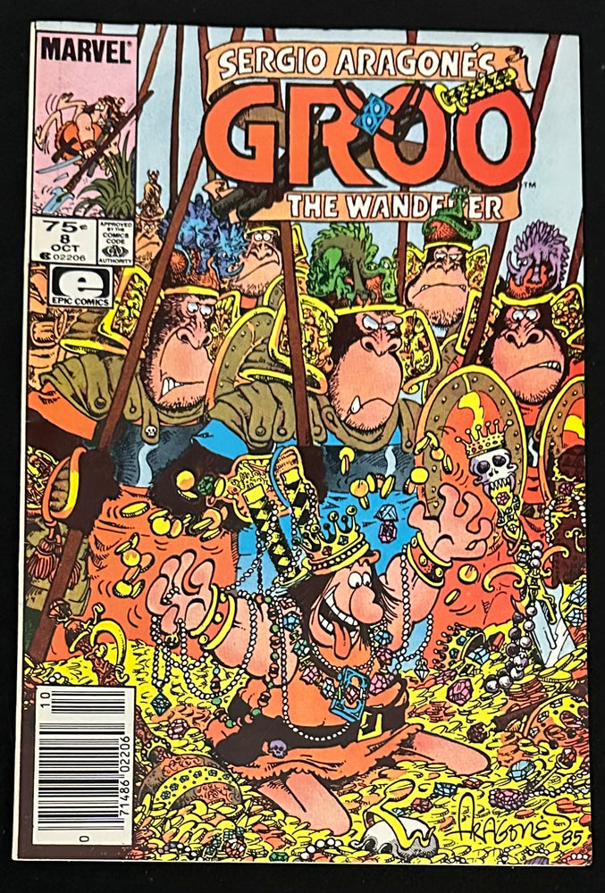 Groo the Wanderer #  8 Newsstand Vol. 2 FN/VF (7.0)