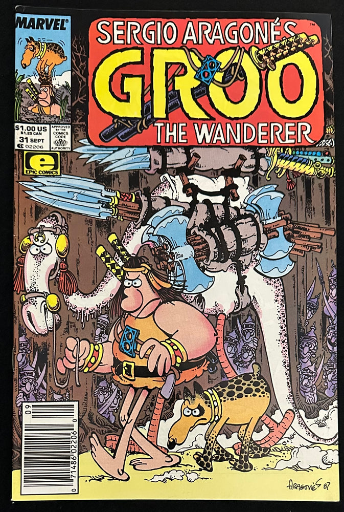Sergio Aragonés Groo the Wanderer # 31 Newsstand Vol. 2 VF (8.0)
