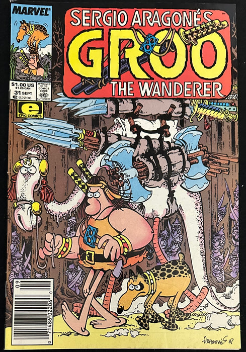 Sergio Aragonés Groo the Wanderer # 31 Newsstand Vol. 2 VF- (7.5)