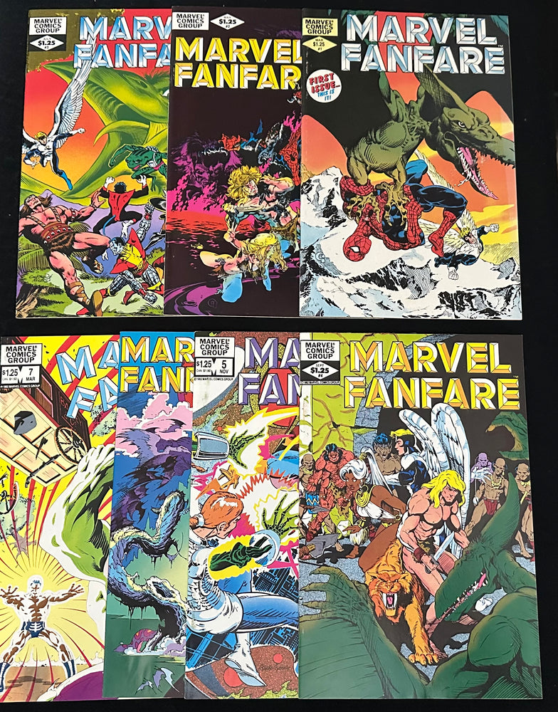 Marvel Fanfare #1-7 VF- (7.5)