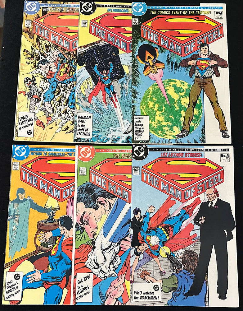Man of Steel #1-6 + Variant #1 VF/NM (9.0)