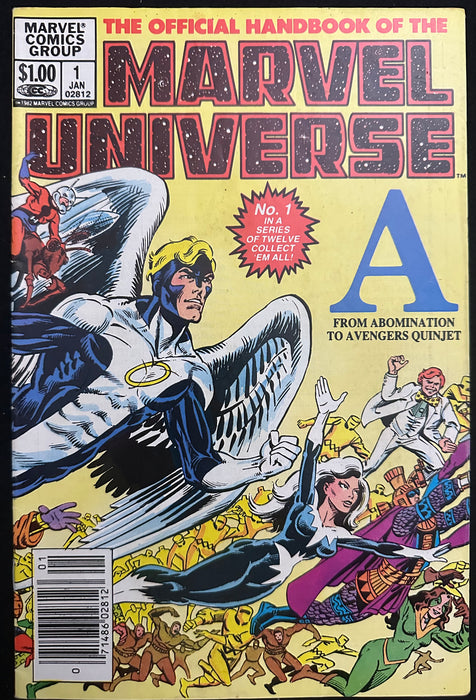 Official Handbook of the Marvel Universe #  1 Newsstand VF- (7.5)