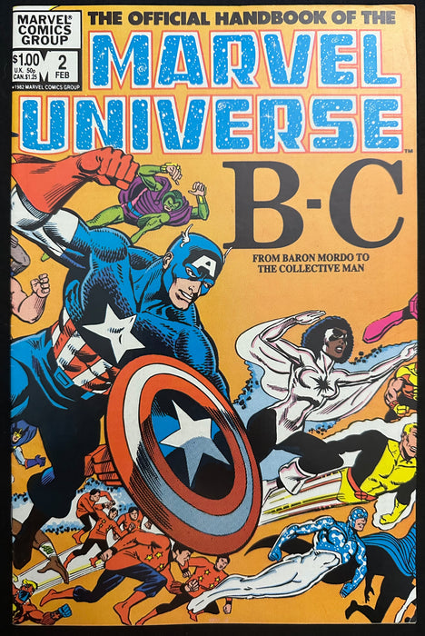 Official Handbook of the Marvel Universe #  2 Newsstand NM- (9.2)
