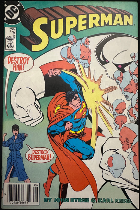 Superman #  6 Newsstand VF+ (8.5)