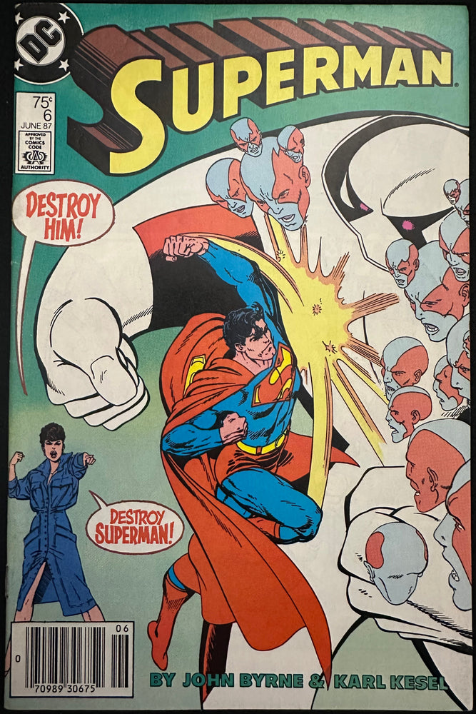 Superman #  6 Newsstand VF+ (8.5)