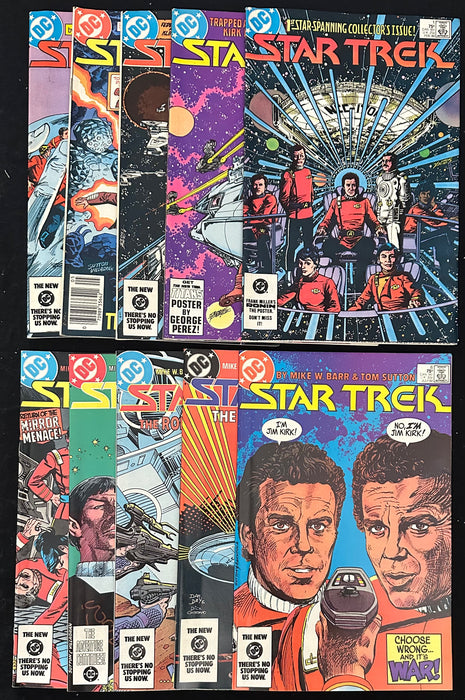 Star Trek #  1-10 (DC, 1984) VF- (7.5)