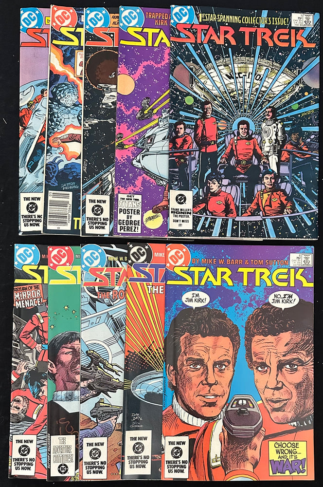 Star Trek #  1-10 (DC, 1984) VF- (7.5)