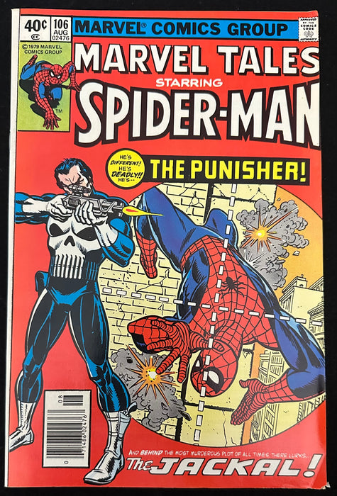 Marvel Tales #106 Newsstand VF- (7.5) Reprints 1st Appearance of Punisher