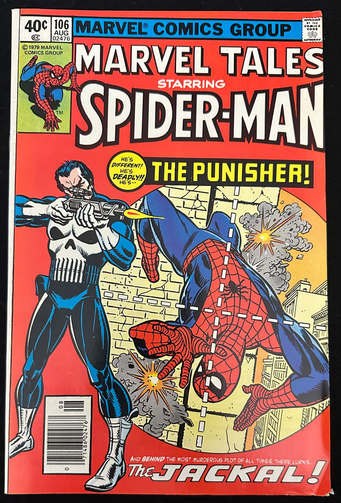 Marvel Tales #106 Newsstand VF- (7.5) Reprints 1st Appearance of Punisher