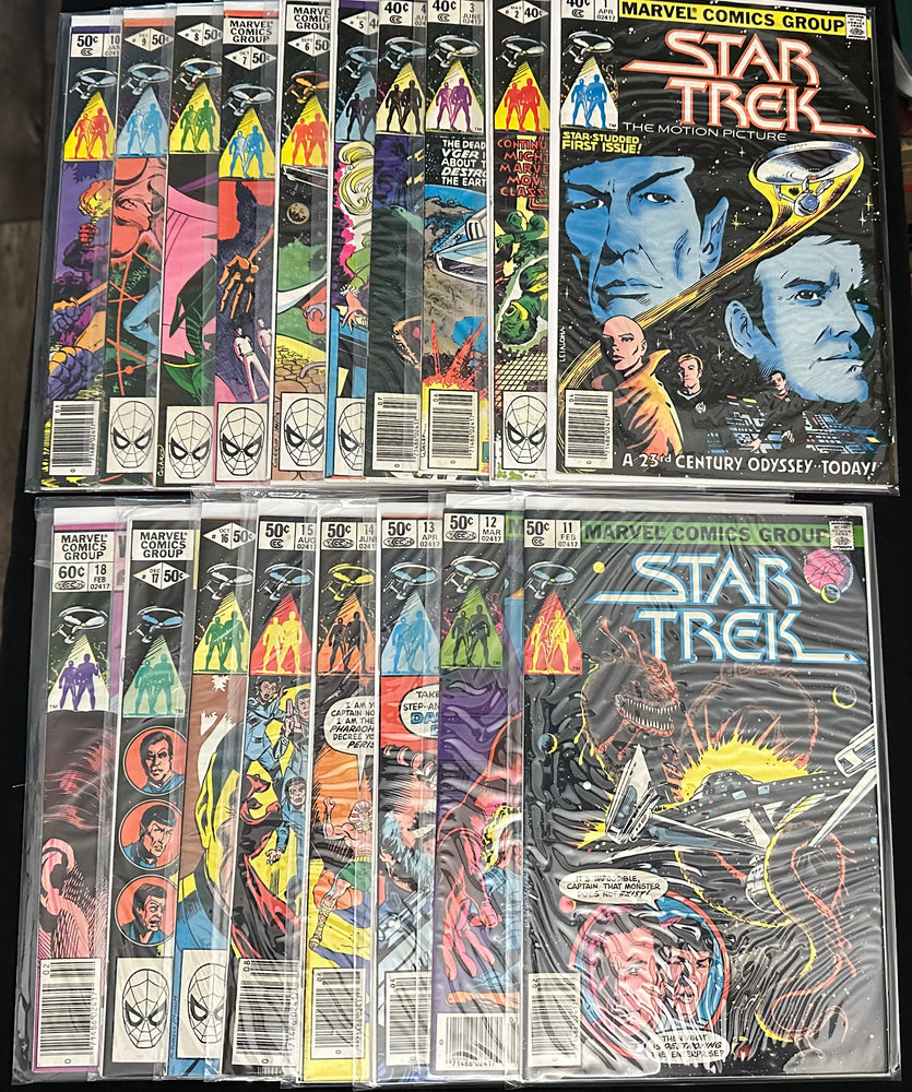 Star Trek #1-18 VF (8.0) Complete Run