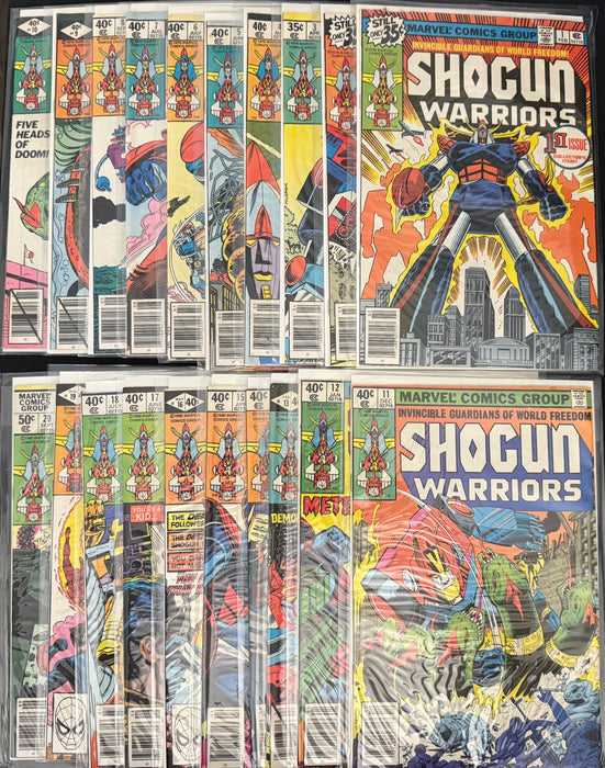 Shogun Warriors #1 -20 FN/VF (7.0) Complete Run