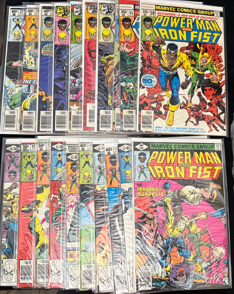 Power Man and Iron Fist # 50-92 FN (6.0) Missing #77
