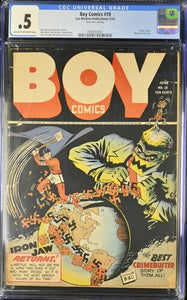 Boy Comics # 10  CGC 0.5