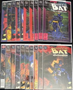Batman: Shadow of the Bat Lot #3-50 NM (9.4) 20 Issues