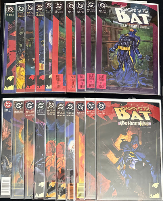 Batman: Shadow of the Bat Lot #3-50 NM (9.4) 20 Issues