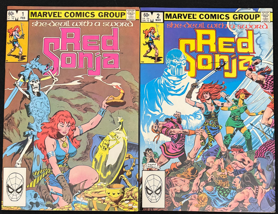 Red Sonja #1,2 (1983)  FN (6.0)