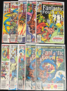 Fantastic Four Lot Newsstand VF- (7.5) 10 Issues