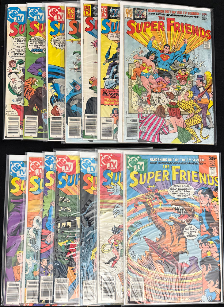 Super Friends #  1-12,17,18  FN+ (6.5)