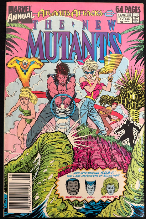 New Mutants Annual #  5 Newsstand FN/VF (7.0)