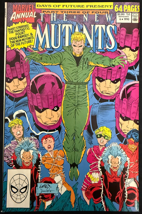 New Mutants Annual #  6 FN/VF (7.0)