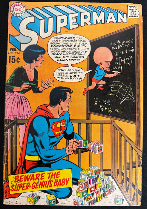 Superman #224   VG/FN (5.0)