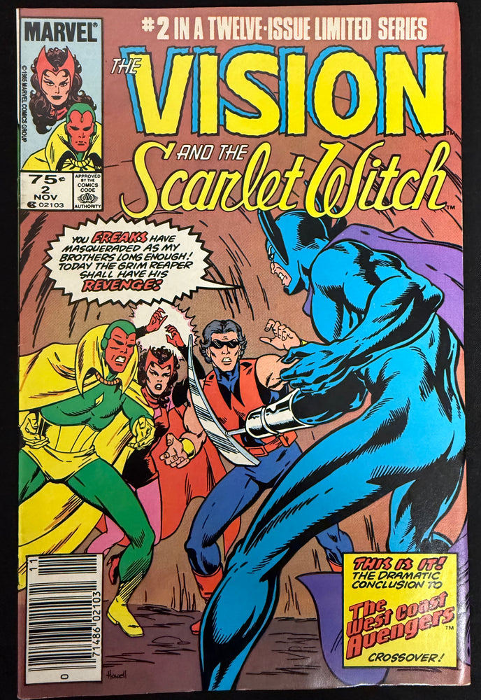 Vision and the Scarlet Witch #  2 Newsstand VF- (7.5)