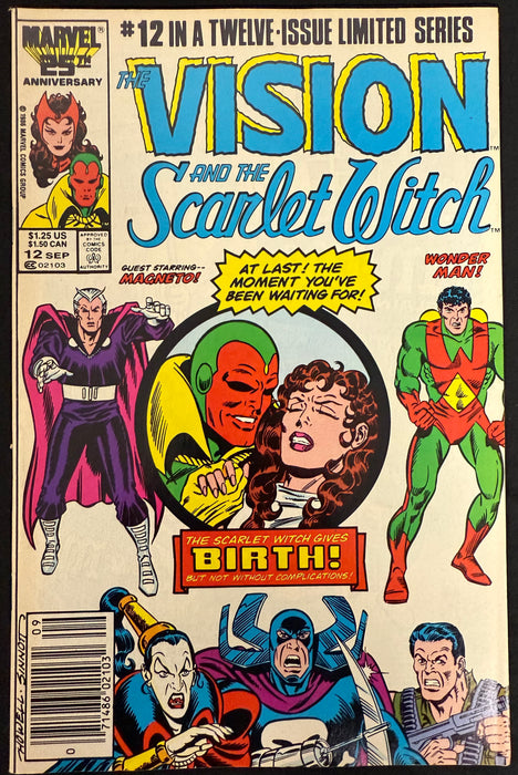 Vision and the Scarlet Witch # 12 Newsstand Vol. 2 FN/VF (7.0)