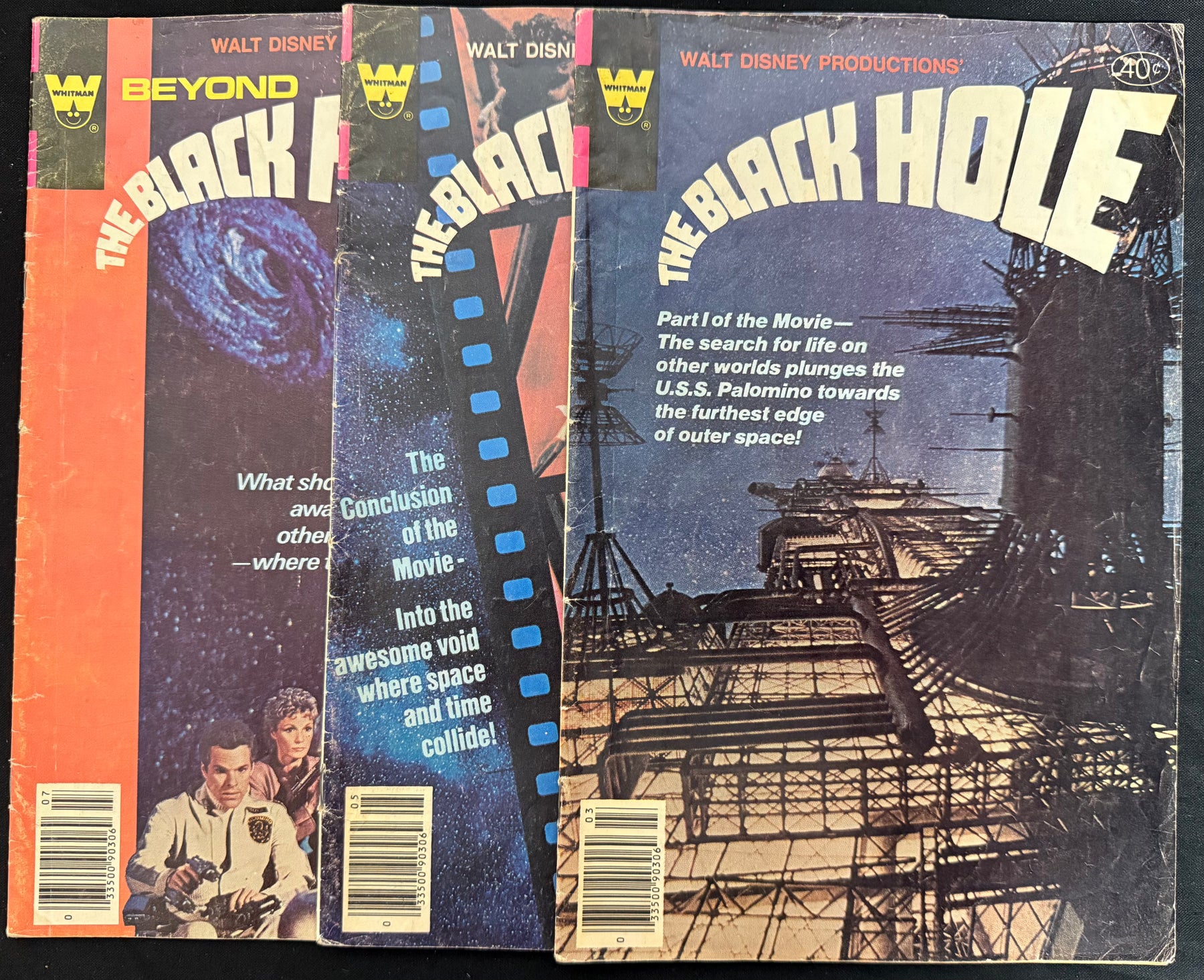 Walt Disney the Black Hole #1-3 VG+ (4.5)