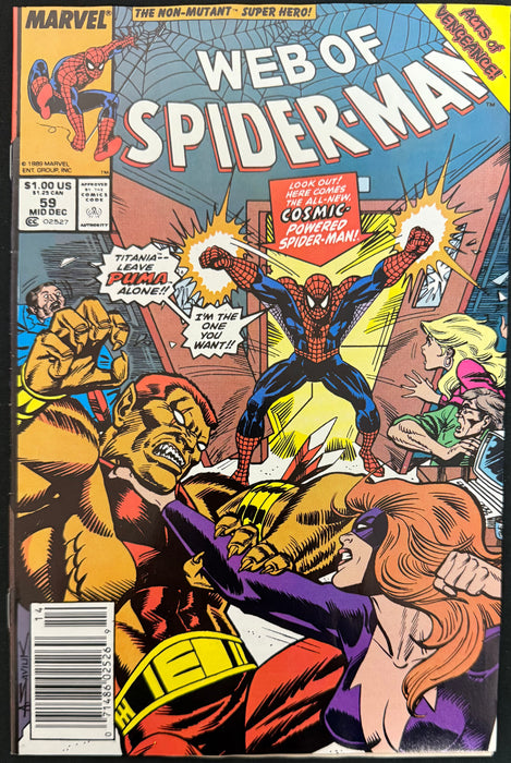Web of Spider-Man # 59 Newsstand VF (8.0)