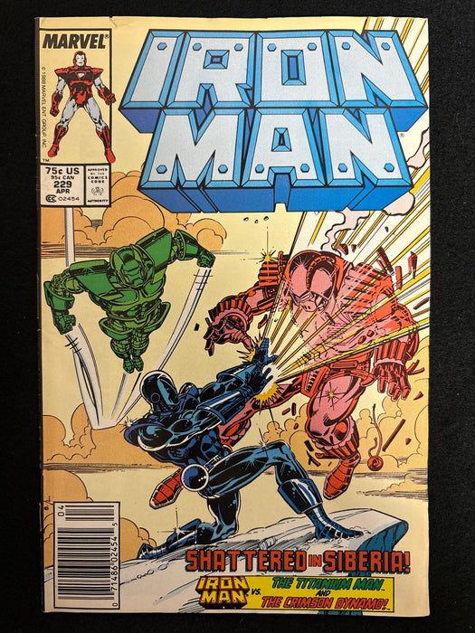 Iron Man #229  Newsstand FN+ (6.5)