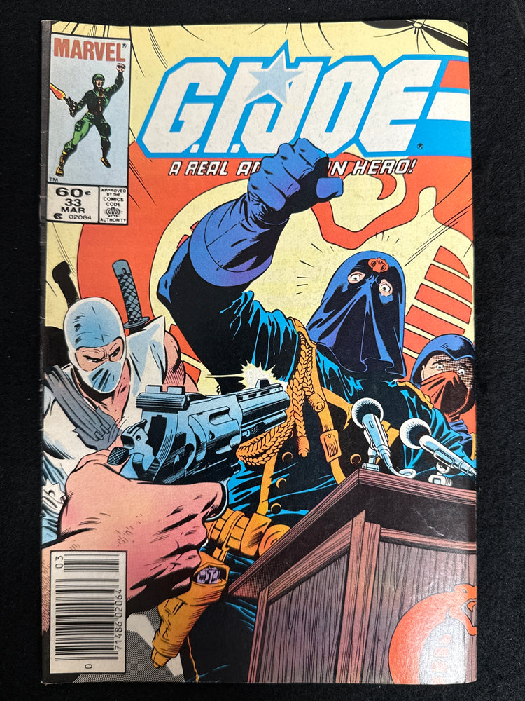 G.I. Joe, a Real American Hero # 33 Newsstand VG/FN (5.0)