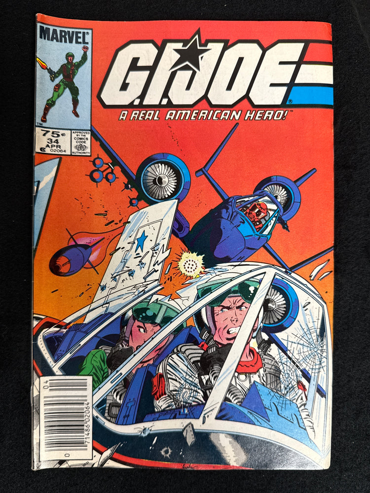G.I. Joe, a Real American Hero # 34 Newsstand FN/VF (7.0)