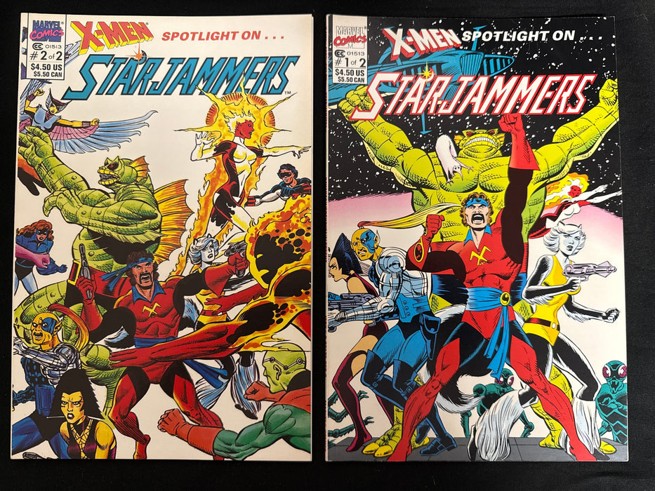 X-Men Spotlight on... Starjammers #  1-2  NM (9.4)
