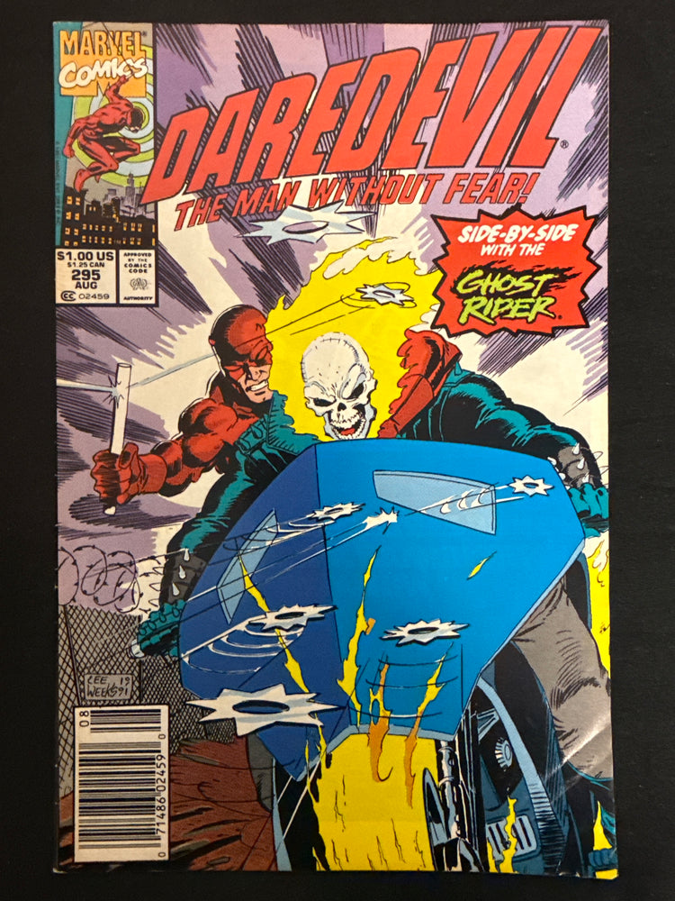 Daredevil #295  Newsstand VF- (7.5)