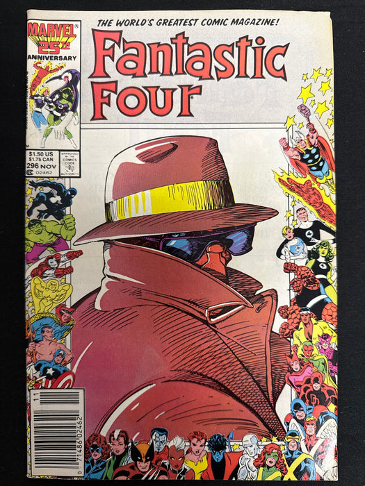 Fantastic Four #296  Newsstand FN/VF (7.0)