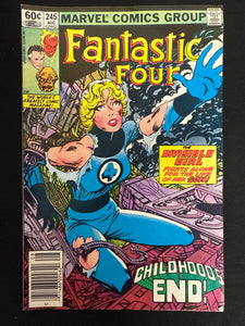 Fantastic Four #245  Newsstand VF- (7.5)