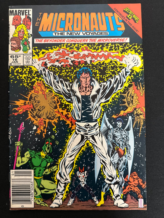 Micronauts # 16 Newsstand Vol. 2 FN/VF (7.0)