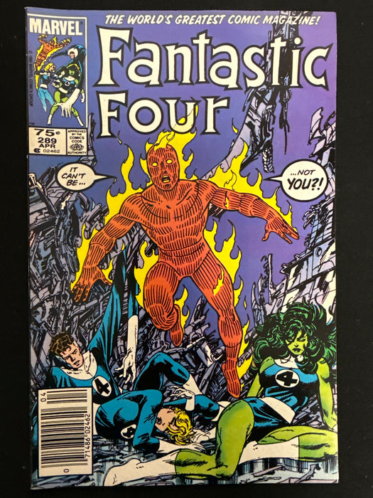 Fantastic Four #289  Newsstand VF- (7.5)